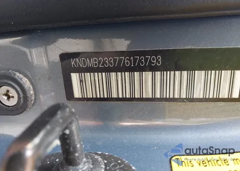 2007 Kia Sedona Ex z USA, uszkodzony, nr VIN KNDMB233776173793